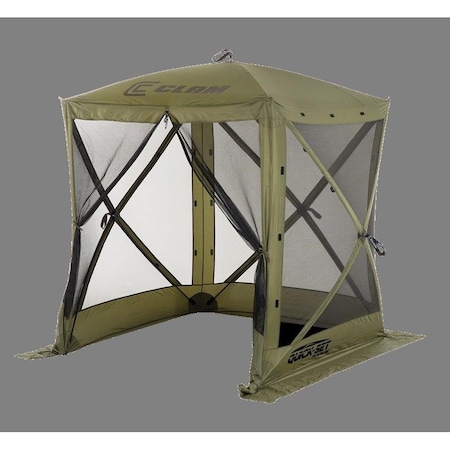 Quick Set Traveler Screen Shelter - 4 side - Green/Black 9870